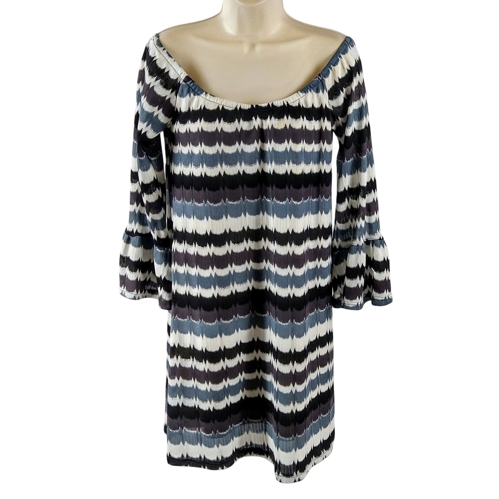 Va Va by Joy Han over the shoulder knit dress